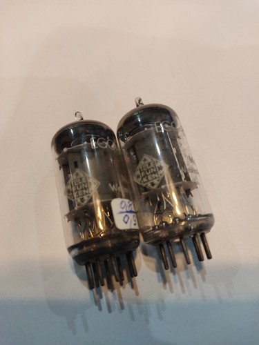 Paar ecc83 12ax7 telefunken - 1,